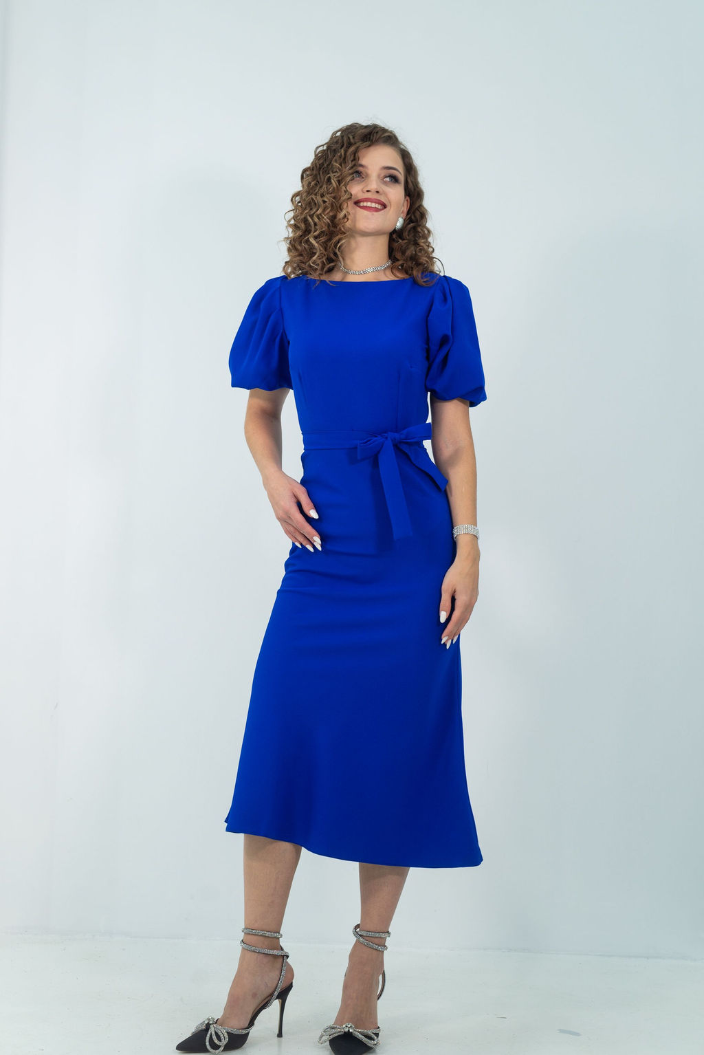 Платье Матэо (ярко-синий) - Nadi bordo фото 8