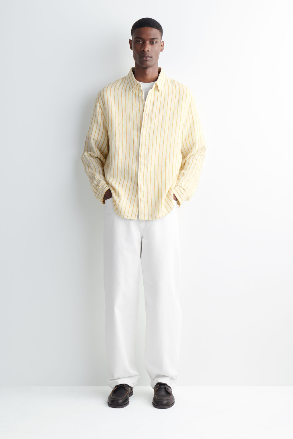 CAMISA DE LINO RELAXED FIT - H&m фото 5