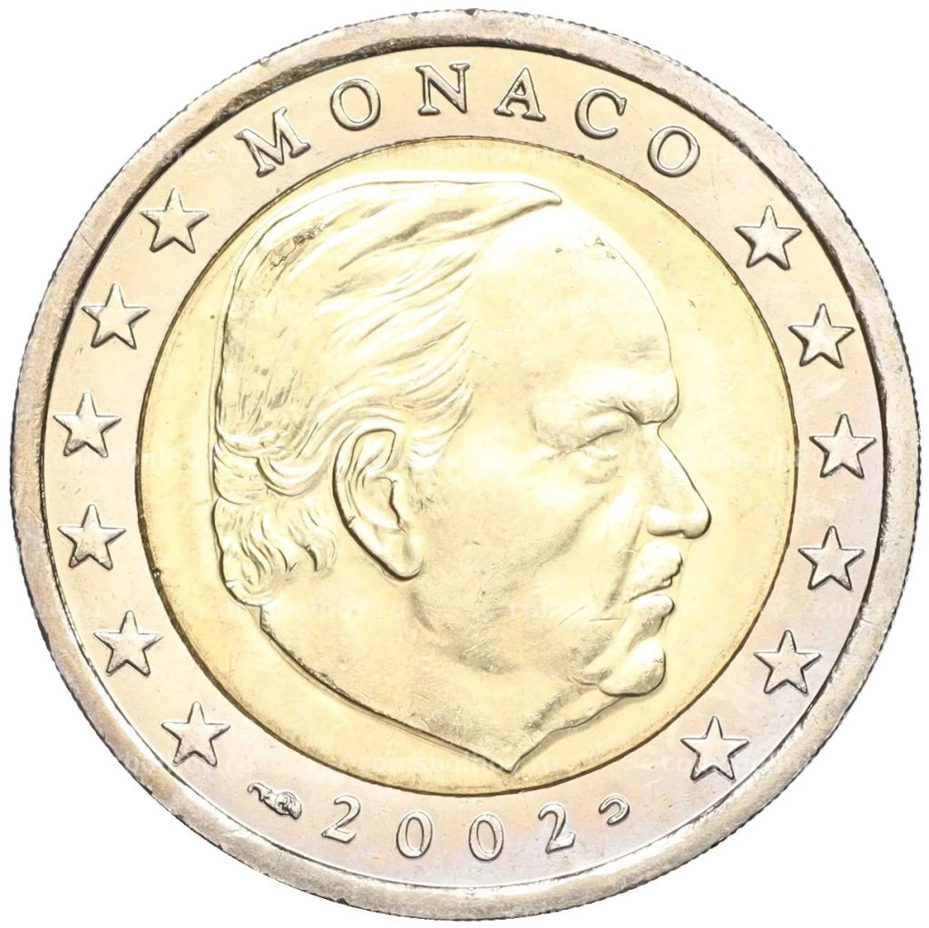 2 евро 2002 года Монако