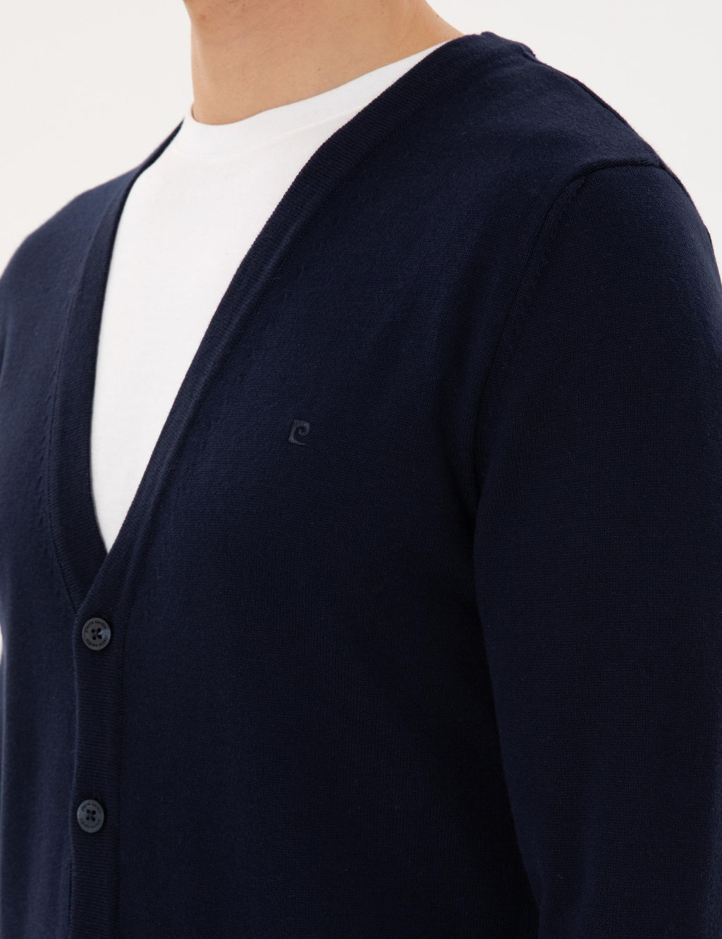 Lacivert Slim Fit Basic D__meli Triko H_rka - Pierre cardin фото 7