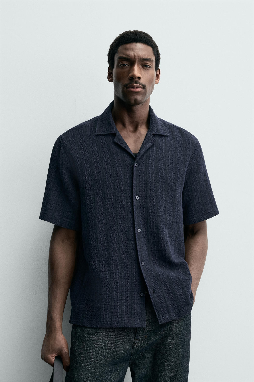 GEOMETRIC JACQUARD SHIRT - Zara фото 10