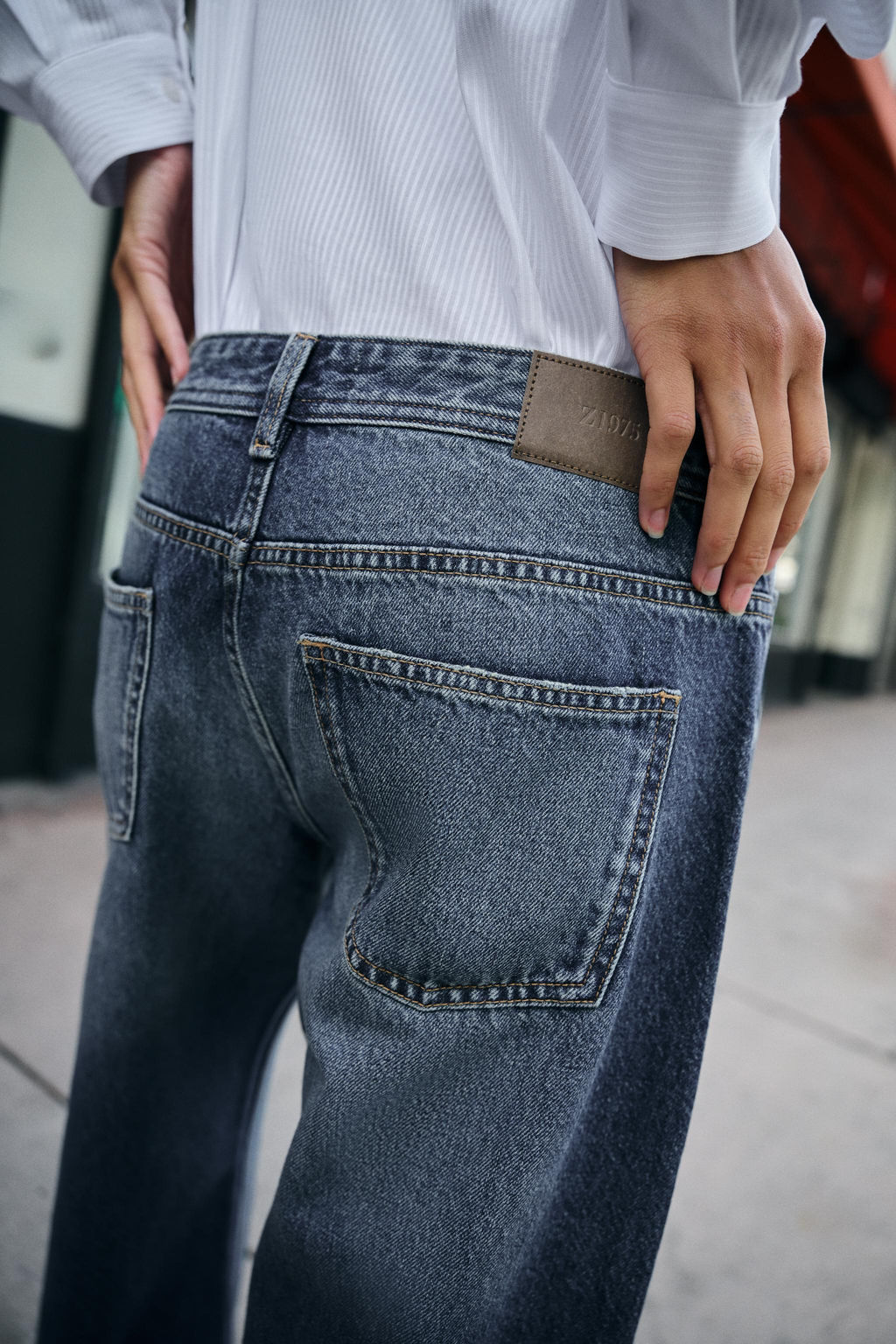 JEANS Z1975 STRAIGHT LOW-RISE - Zara фото 17