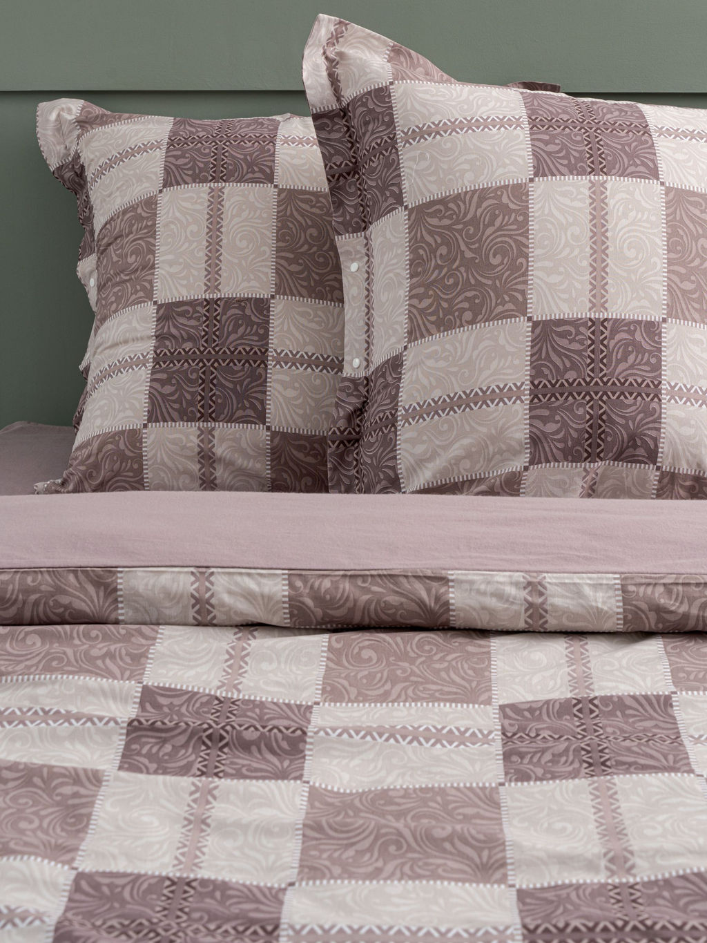 КПБ ЭКОДОМ Персик 9483-1/Семейный