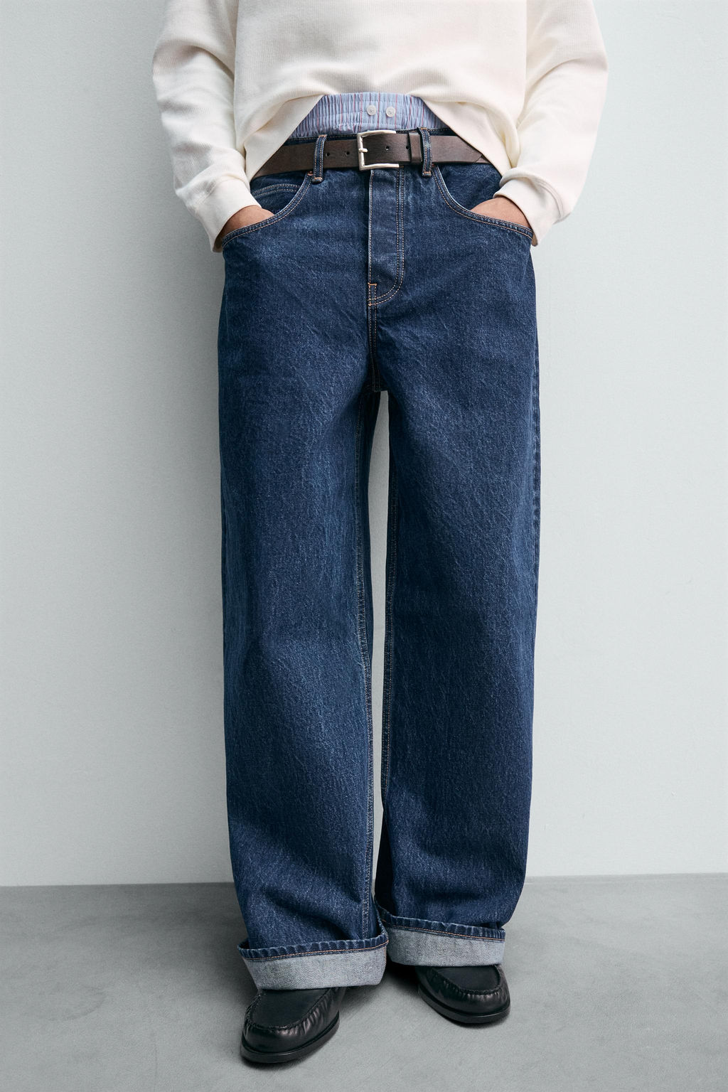 CHAMPION ® X ZARA BAGGY FIT JEANS  фото 16