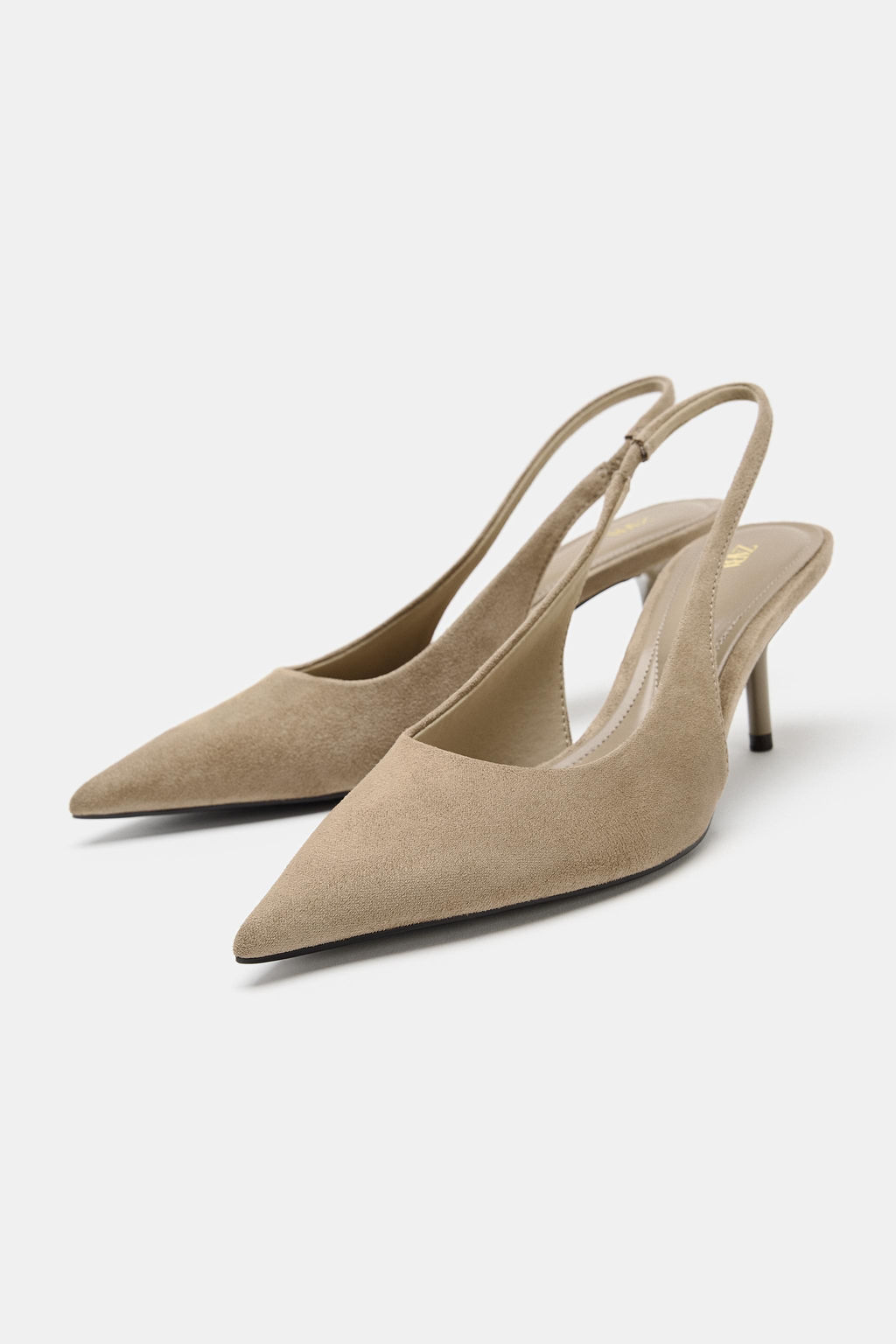 ZAPATO DESTALONADO TAC?N / Gris Topo - Zara фото 3