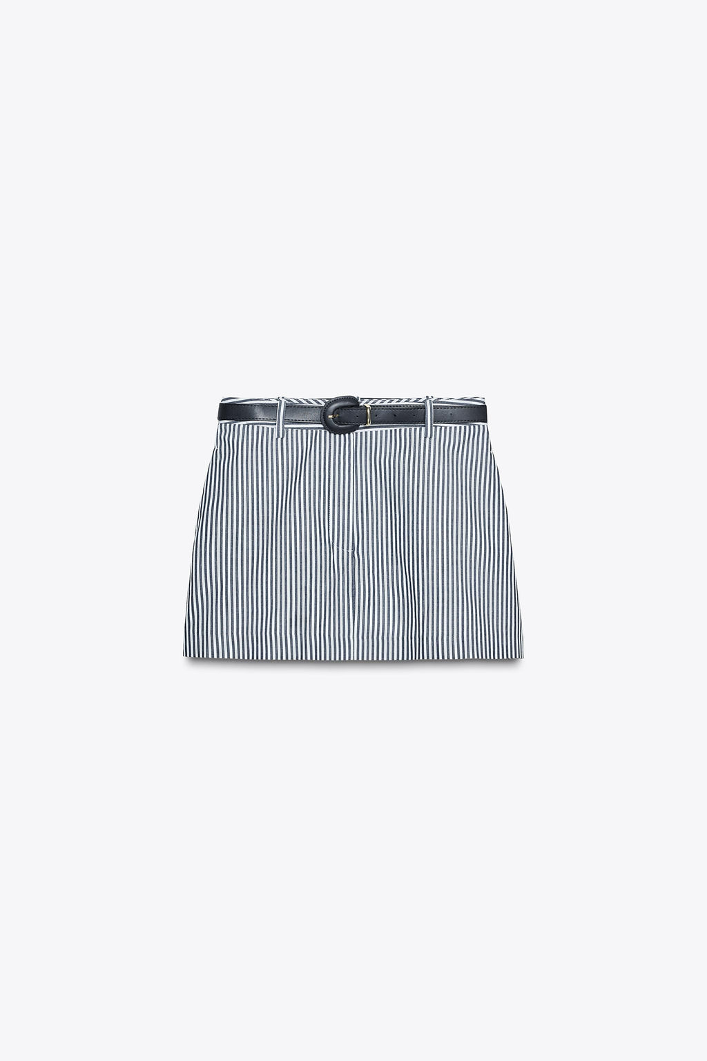 STRIPED CULOTTES WITH BELT - Zara фото 5