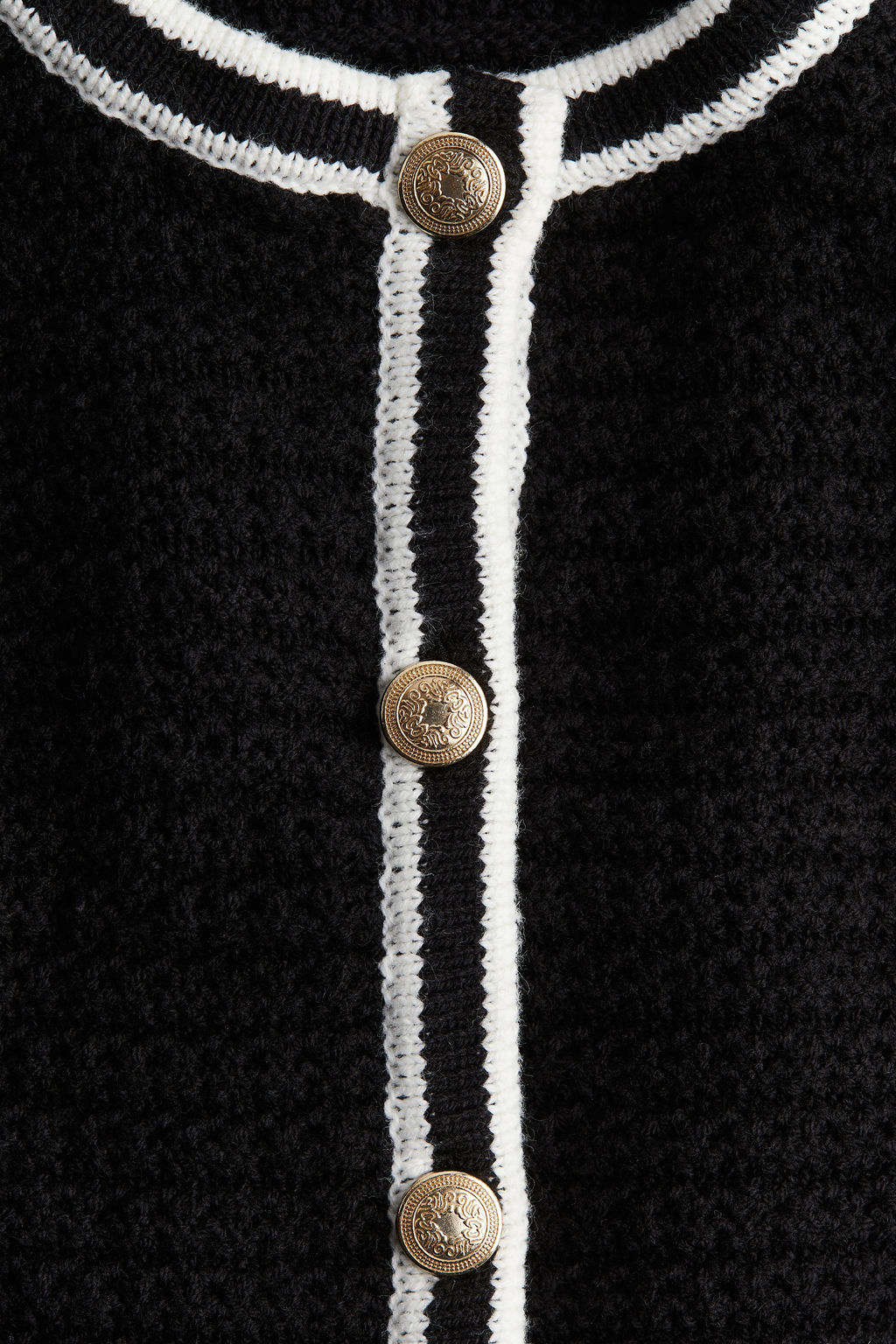 C?rdigan escotado en punto con textura - H&m фото 3