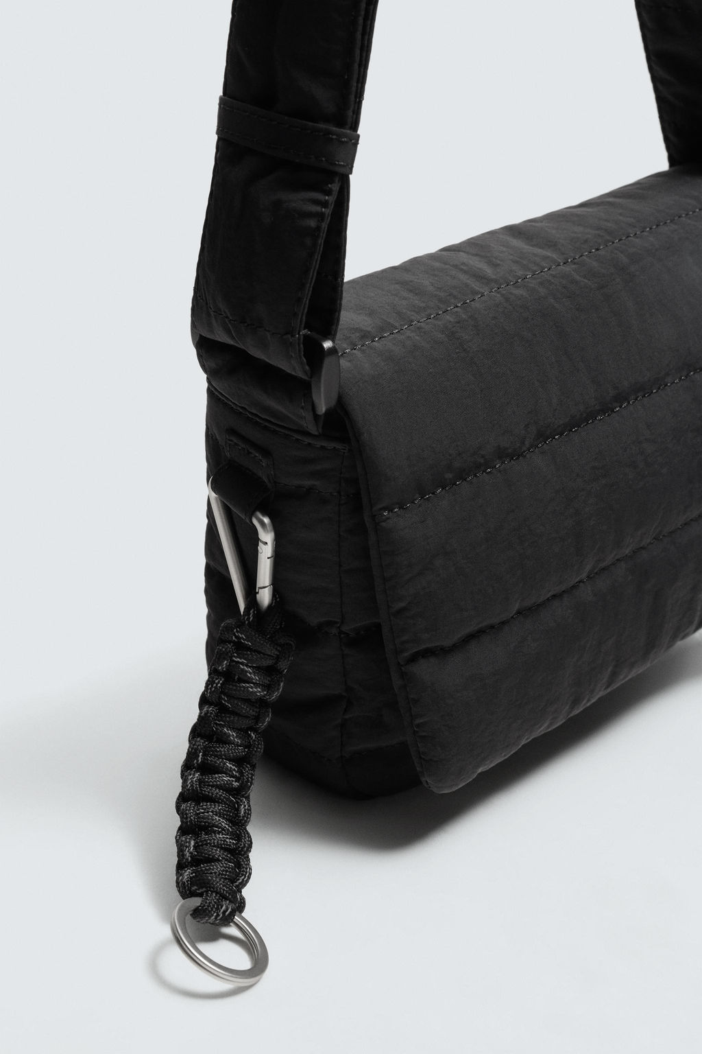 QUILTED NYLON CROSSBODY BAG - Zara фото 5