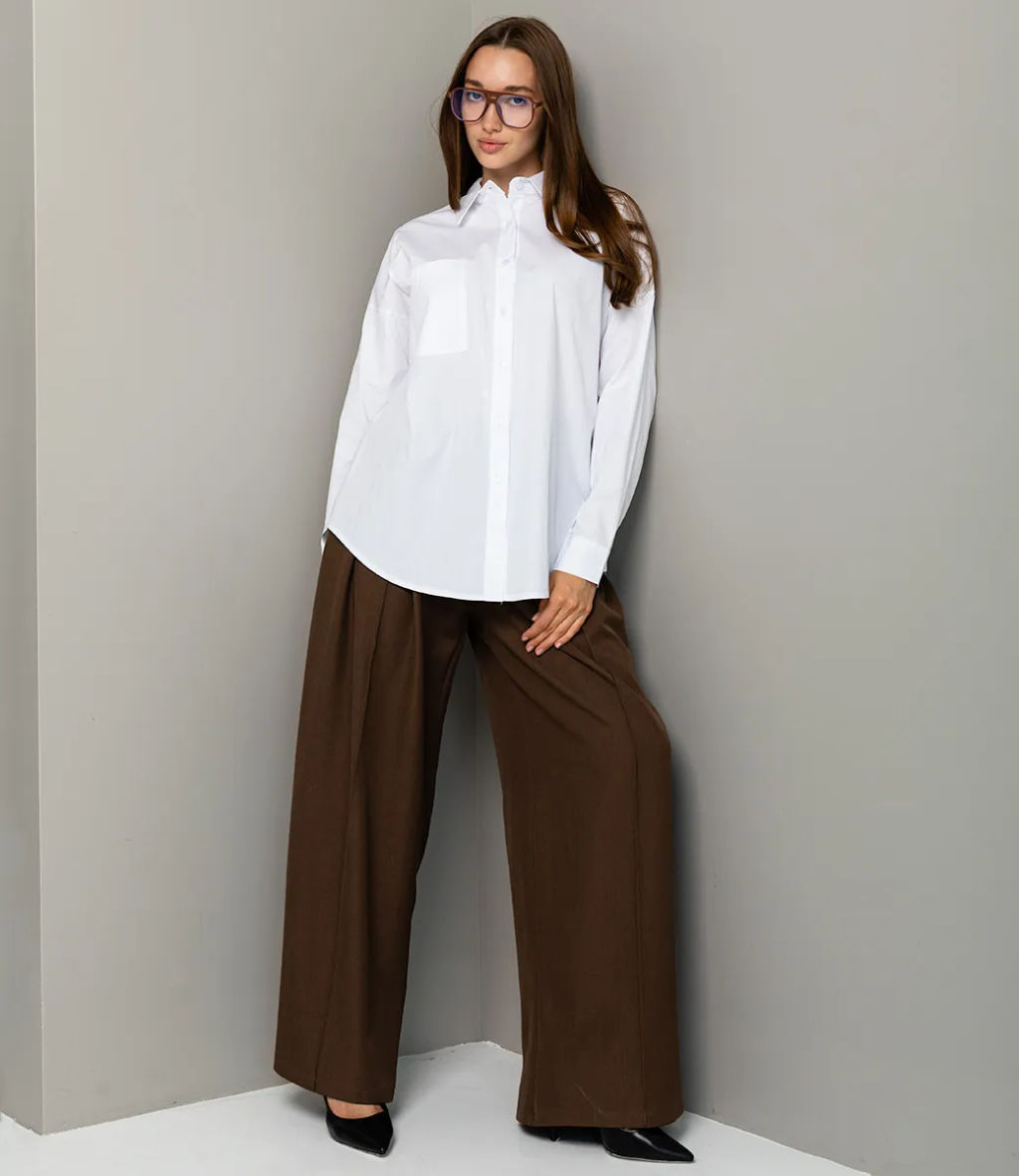 Рубашка #БШ1520, белый