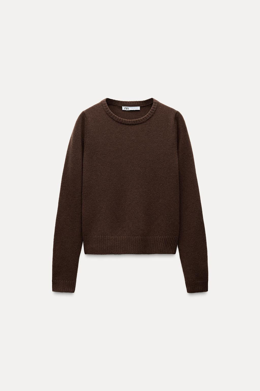 BASIC 100% WOOL SWEATER - Zara фото 6