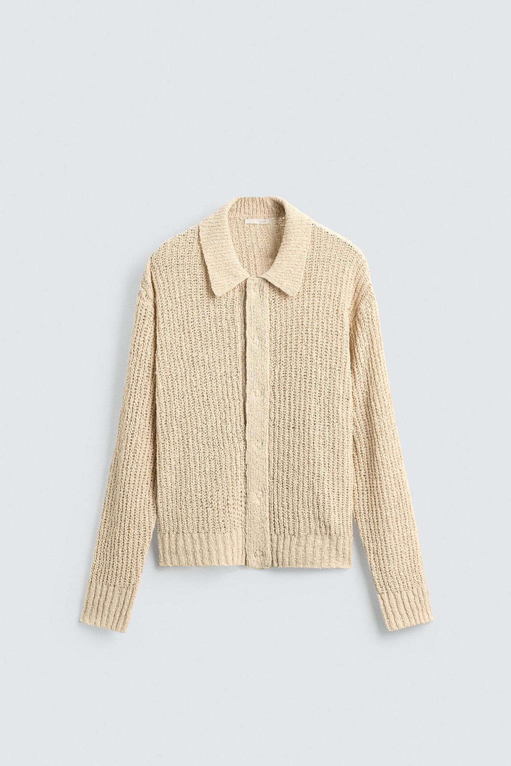 TEXTURED KNIT CARDIGAN - Zara фото 8