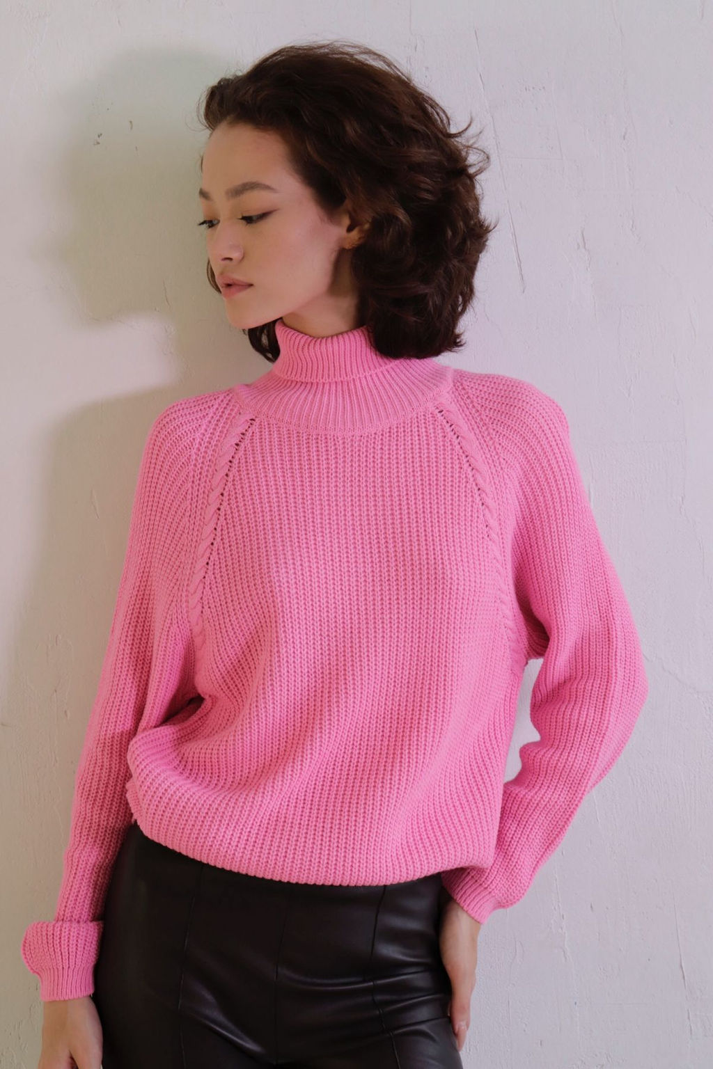 10817 Свитер-реглан нежно-розовый - Martichelli фото 48