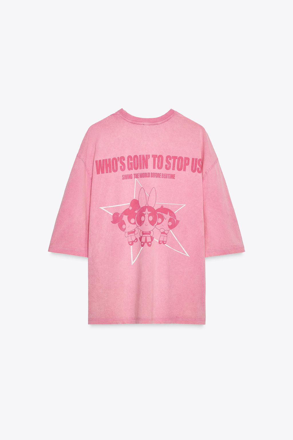 THE POWERPUFF GIRLS FADED-EFFECT T-SHIRT - Zara фото 6