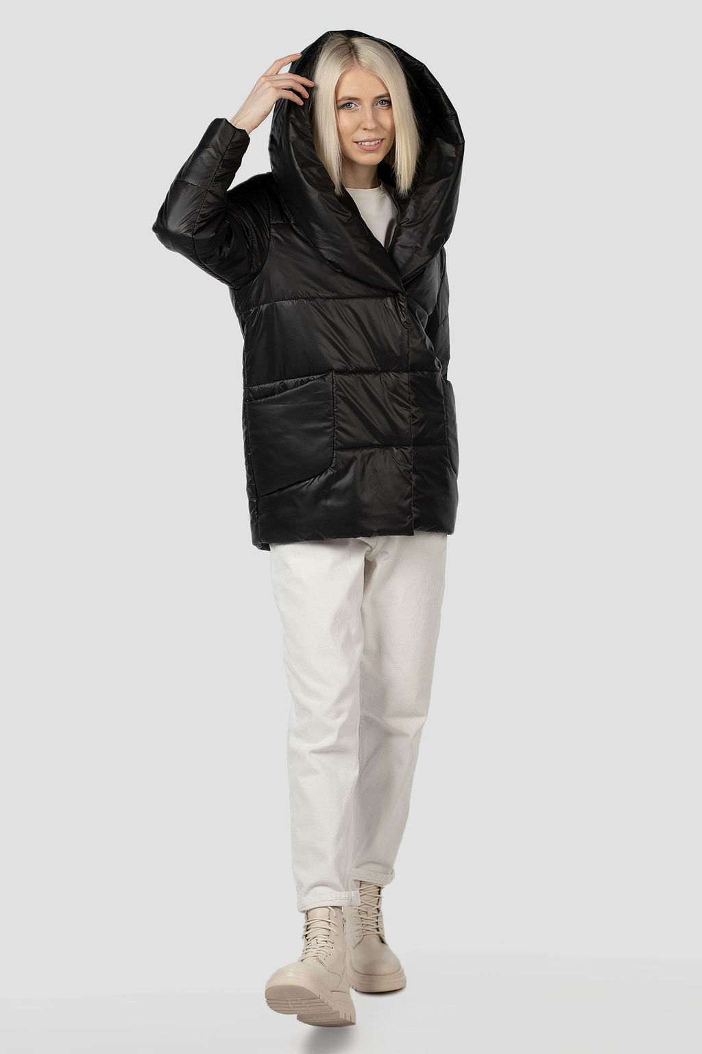 Куртка женская демисезонная (синтепон 150) 04-2939 - El podio фото 10