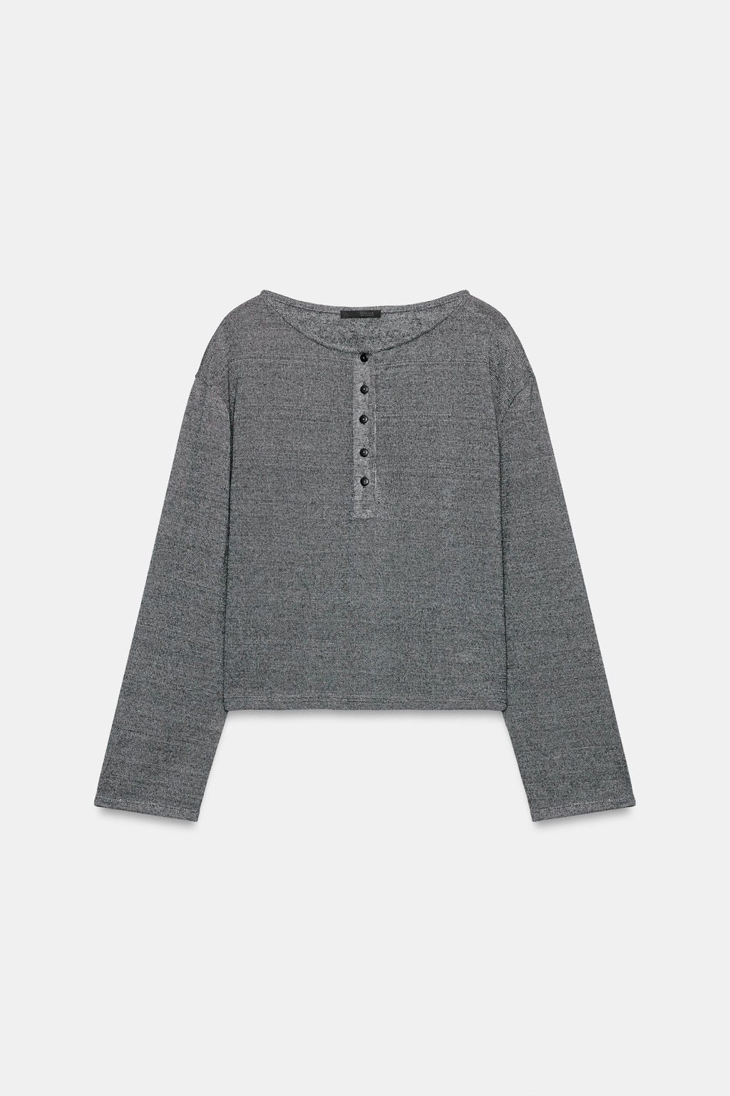 CAMISETA R?STICA CUELLO PANAERO / Gris vigor?