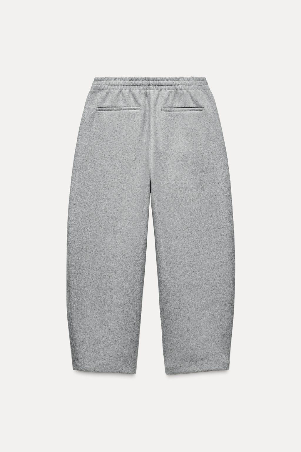 DRAWSTRING BARREL TROUSERS - Zara фото 3