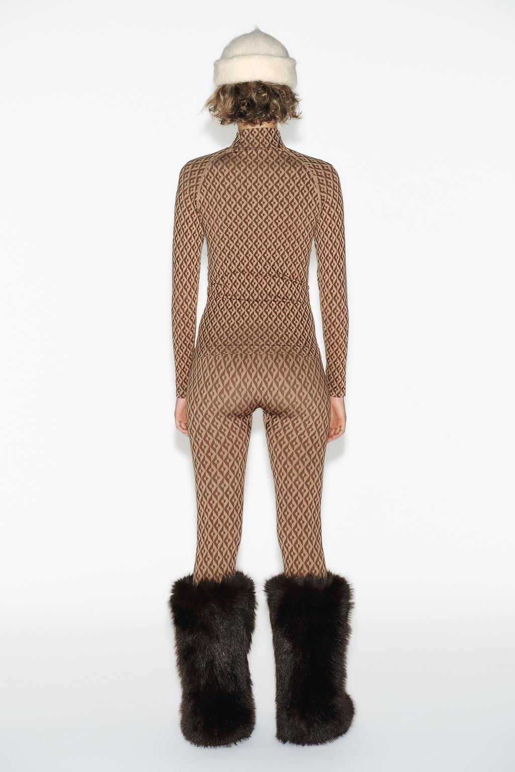 JACQUARD THERMAL T-SHIRT THERMOLITE® CORE SKI COLLECTION - Zara фото 4