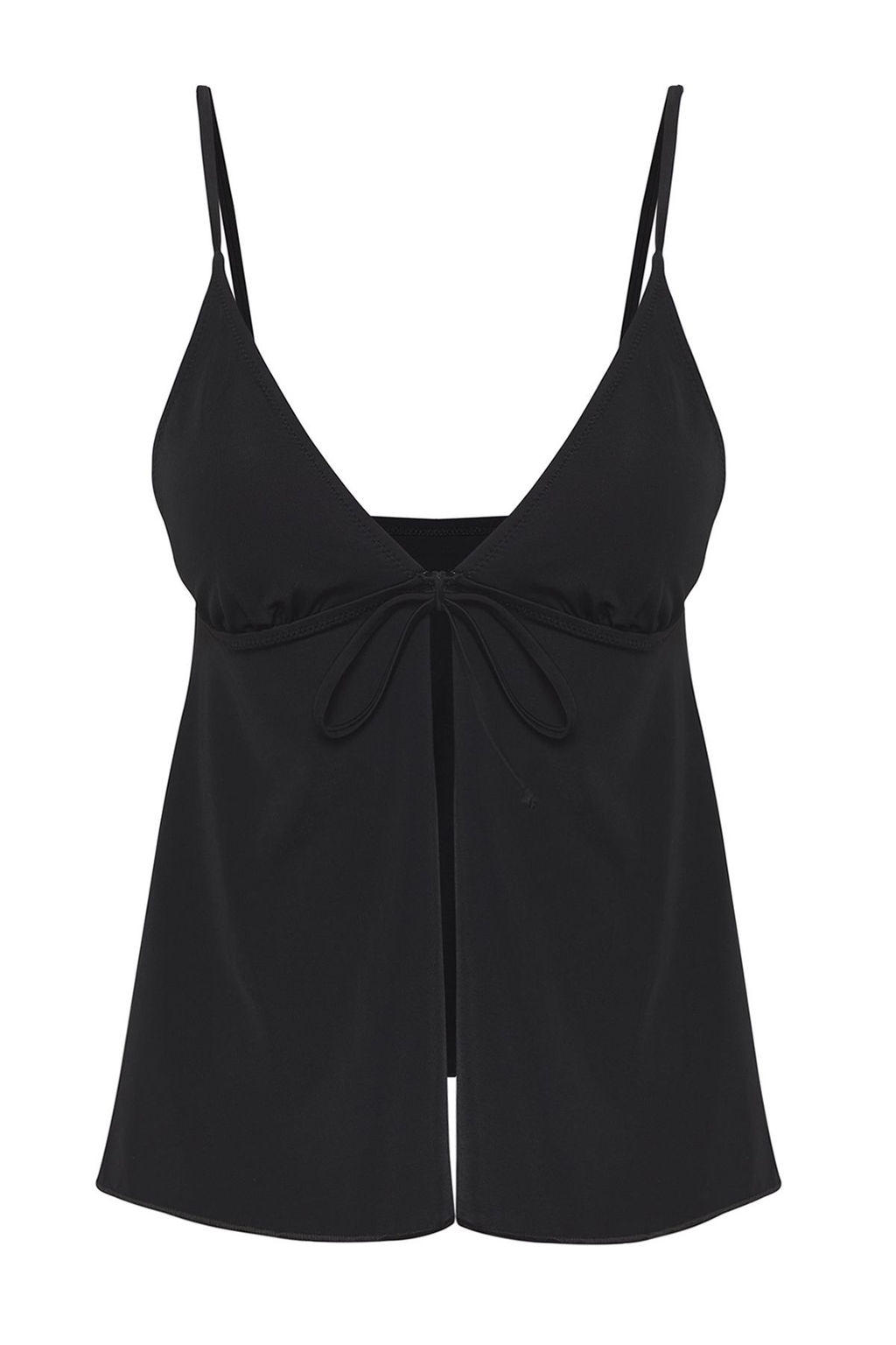 Trendyolmilla Siyah tankini Baglamal? Bikini Ustu TBESS25BU00014 фото 6