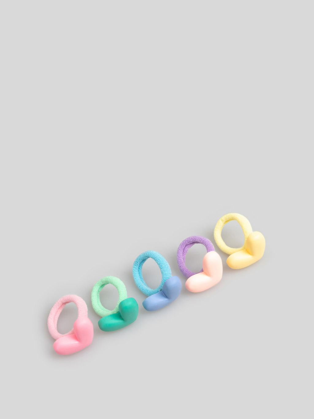 Резинки для волос детские Acoola Reverie набор 5 шт разноцветные фото 4