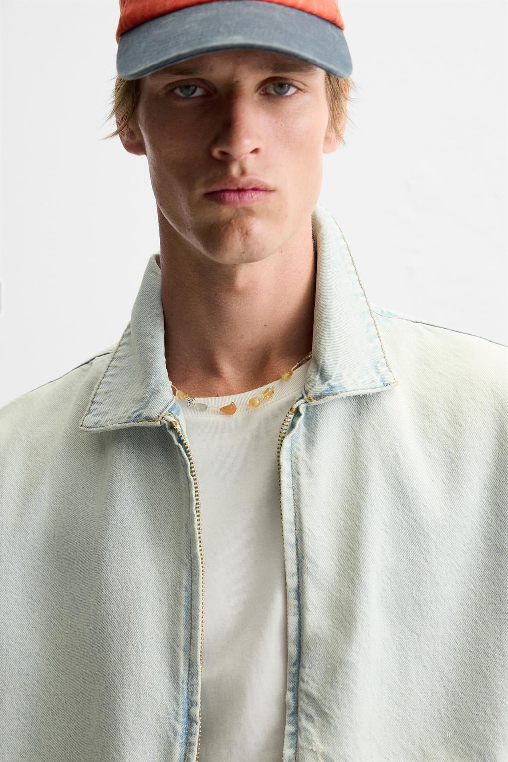 OVERDYED DENIM JACKET - Zara фото 5