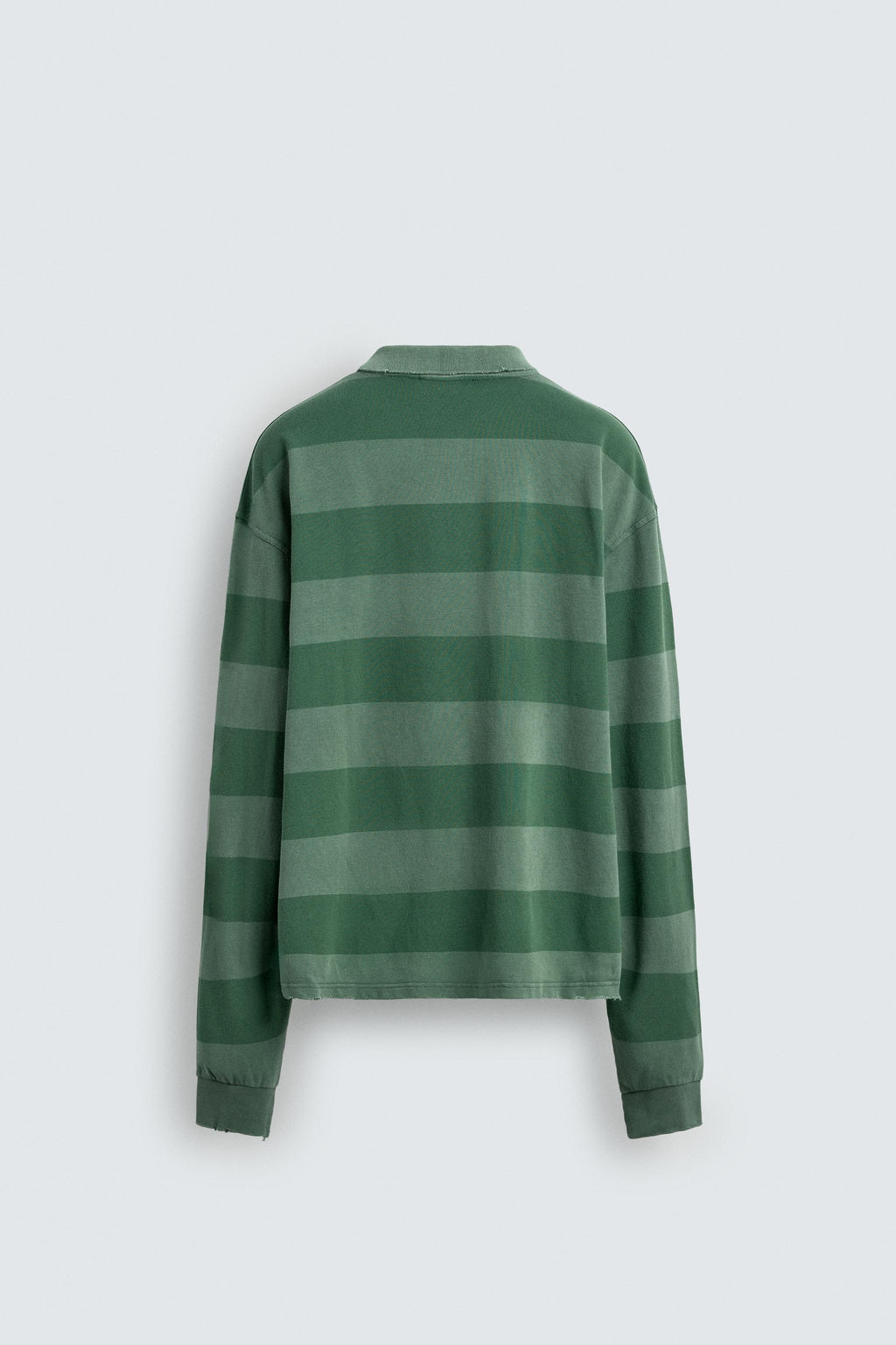WASHED STRIPED PIQU_ POLO SHIRT - Zara фото 7