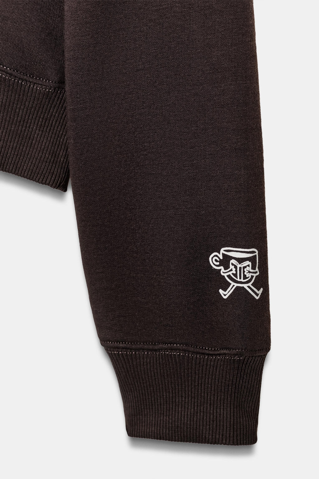 SUDADERA ESTAMPADO CORTADO / Marr?n - Zara фото 5