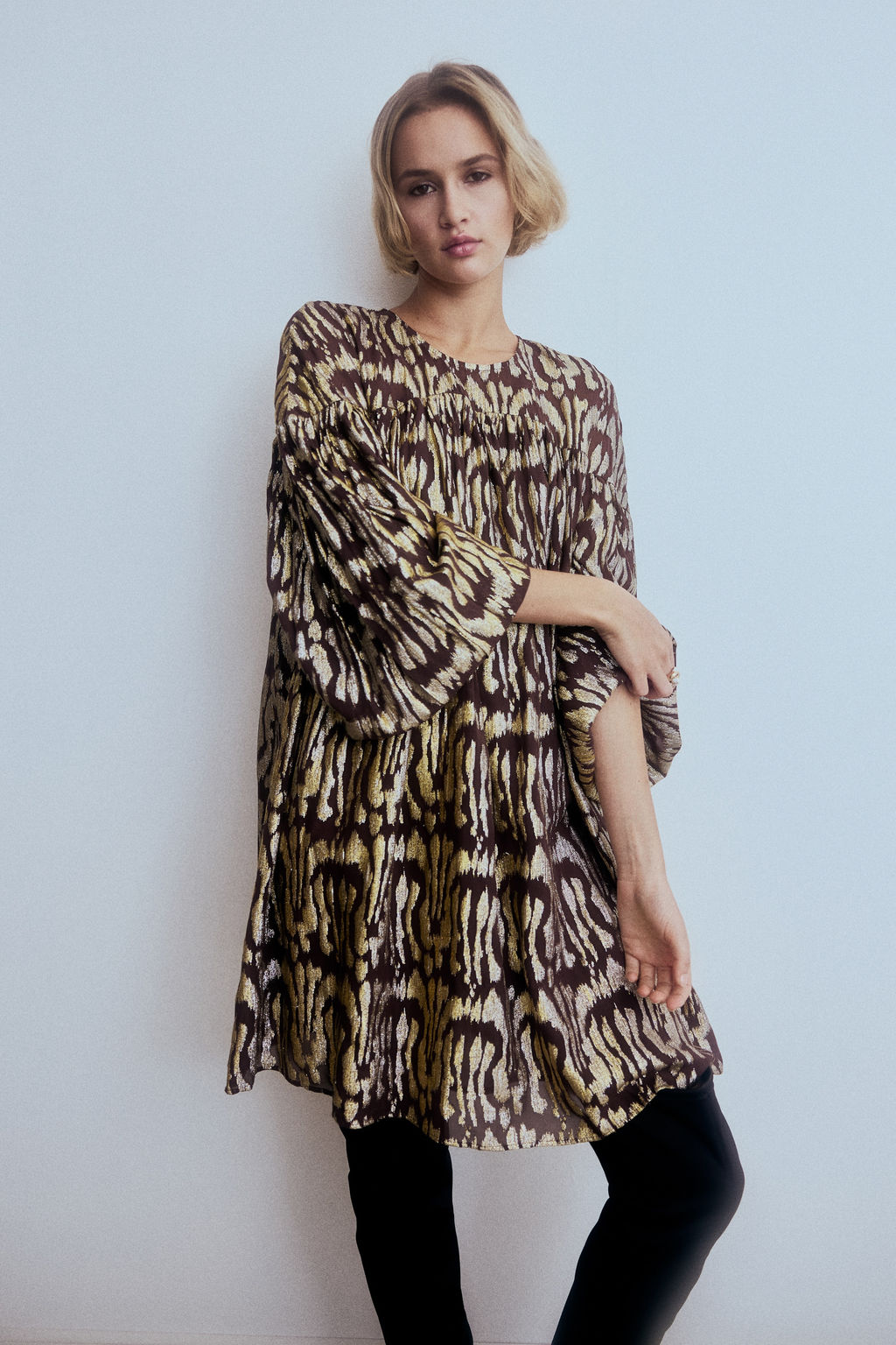 Vestido oversize en tejido jacquard - H&m фото 2
