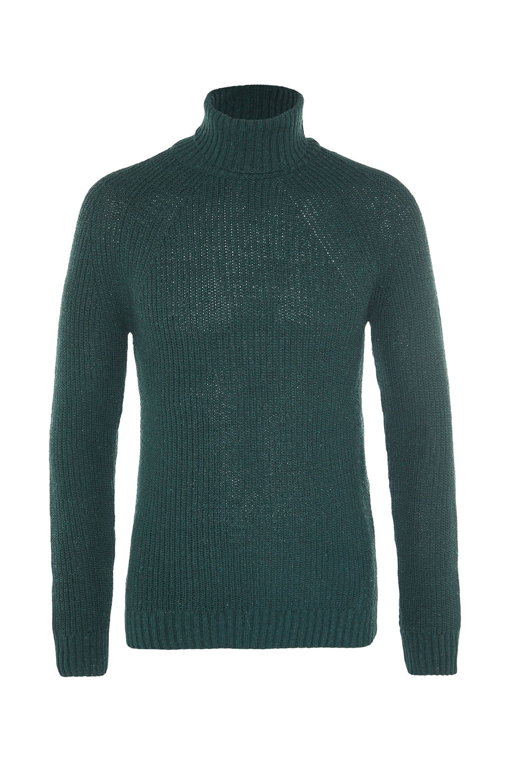 Trendyolmilla Man Ekru Slim Fit Yunlu Bal?kc? Yaka Reglan Kol Basic Triko Kazak TMNAW21KZ0404 фото 14