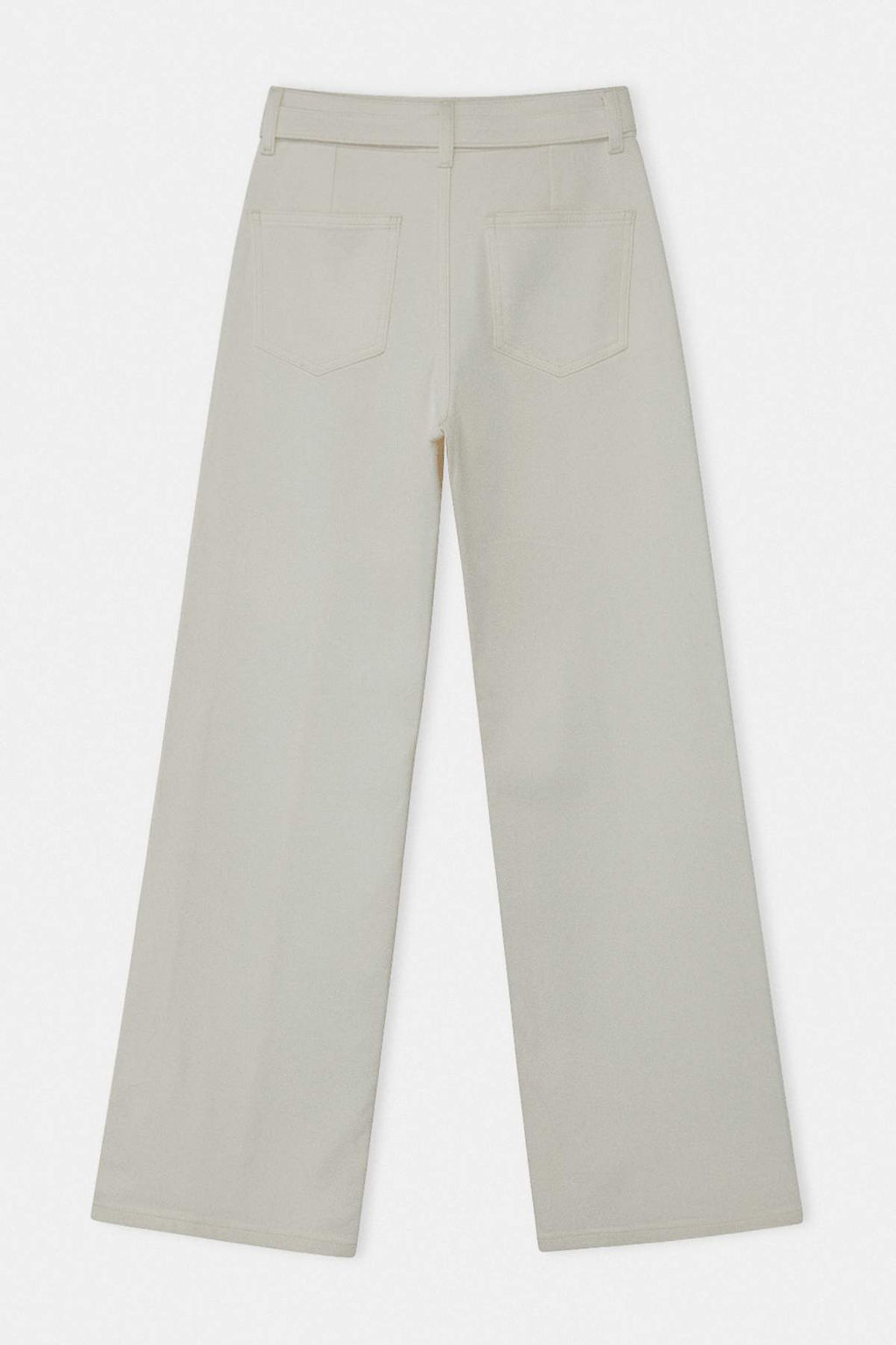 Beyaz Kemer Detayl? Normal Bel Wide Leg Jeans TWOSS26JE00277 - Trendyolmilla фото 7