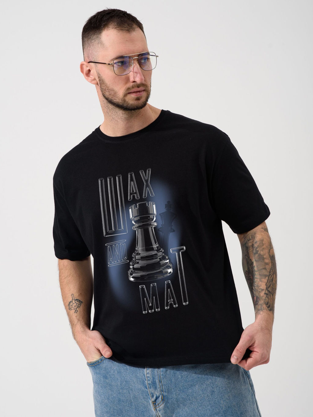 Футболка 100% хлопок Шах и мат