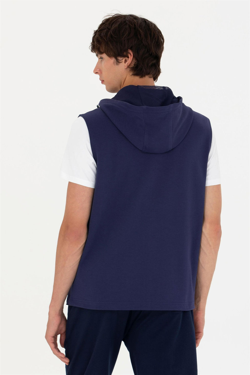 U. S. Polo Assn Мужская темно-синяя толстовка с капюшоном - U.s. polo assn фото 12