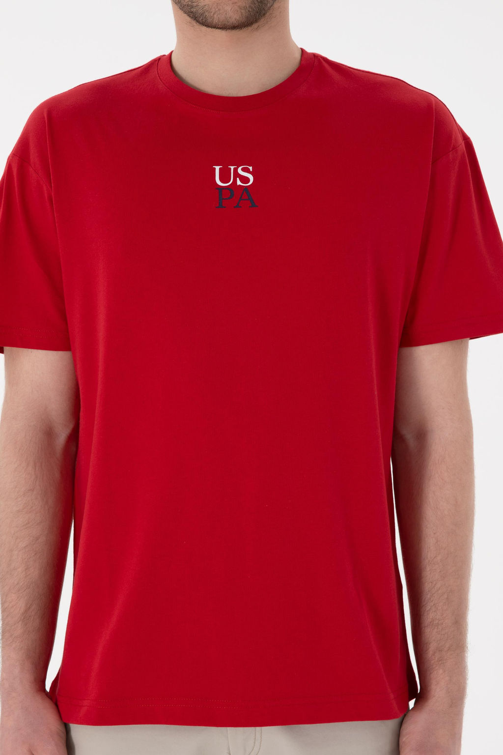 Erkek Comfort Fit Bisiklet Yaka K_rm_z_ Ti__rt Sepette S_rpriz _ndirim - U.s. polo assn фото 7