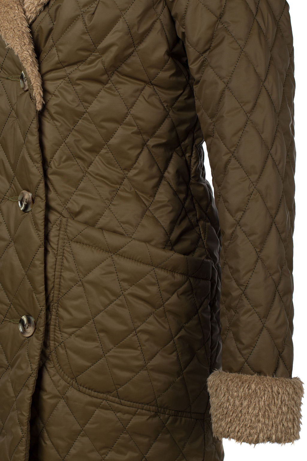 05-2098 Куртка женская зимняя (пояс) - El podio фото 11