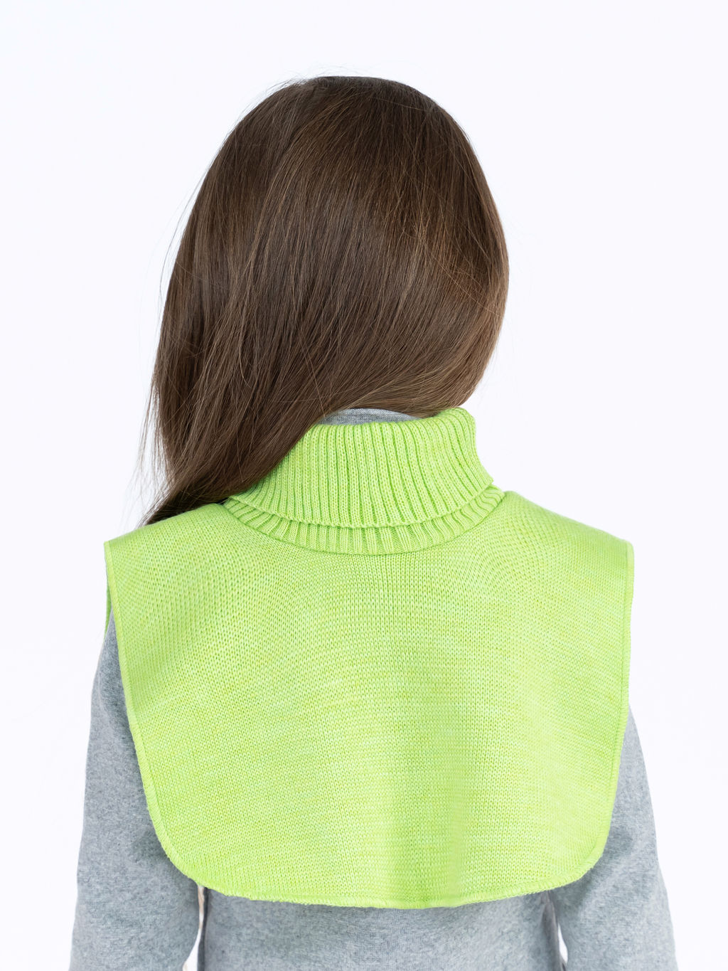 Манишка вязаная черная Ш-111 (48-54)