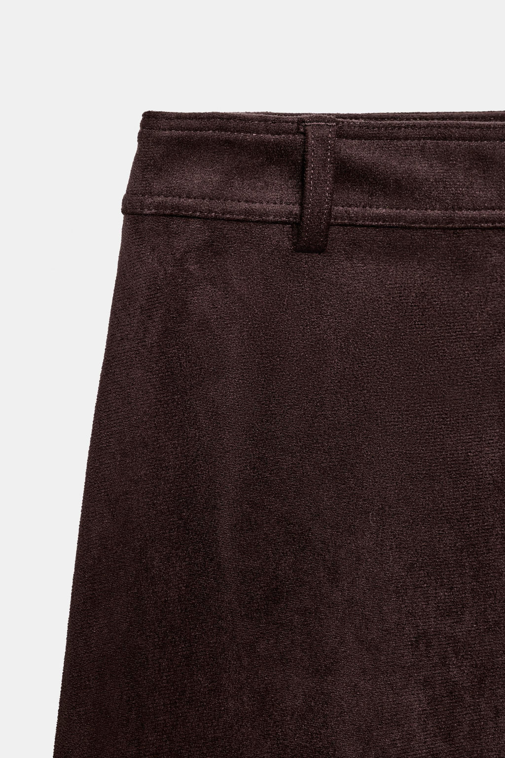 FALDA CAPA EFECTO ANTE / Marr?n chocolate - Zara фото 6