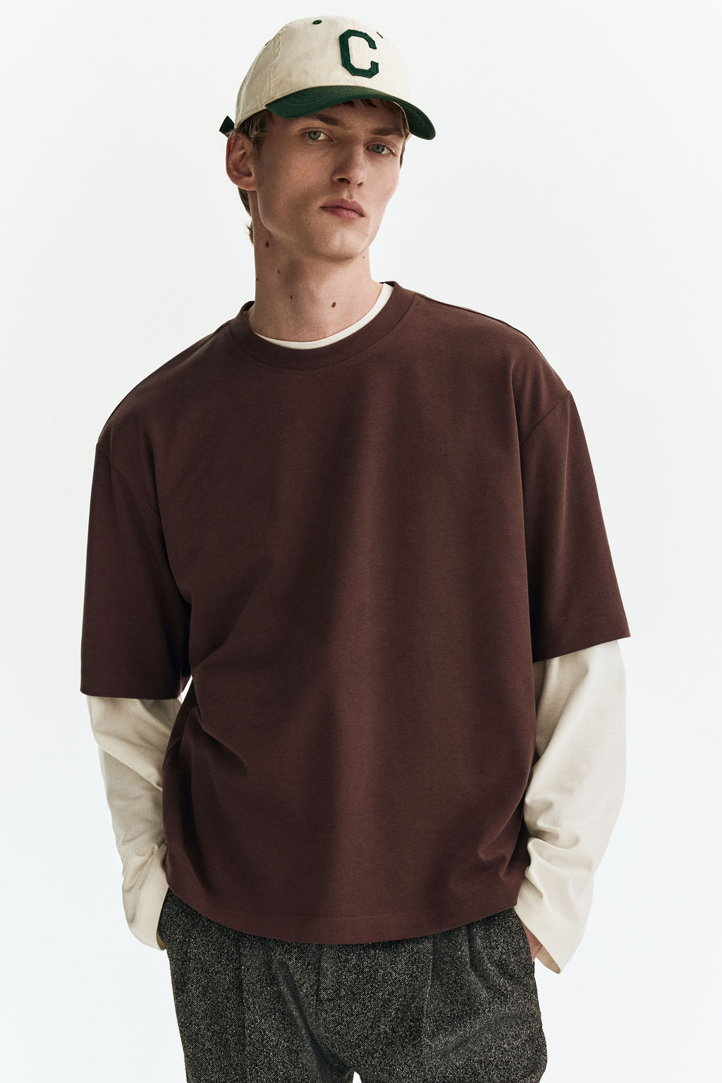 Camiseta boxy Loose Fit - H&m фото 5