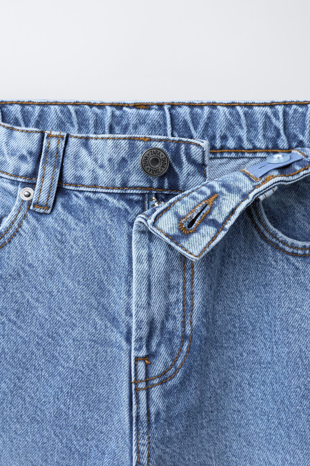 JEANS BALLOON BORDADOS / Azul - Zara фото 4