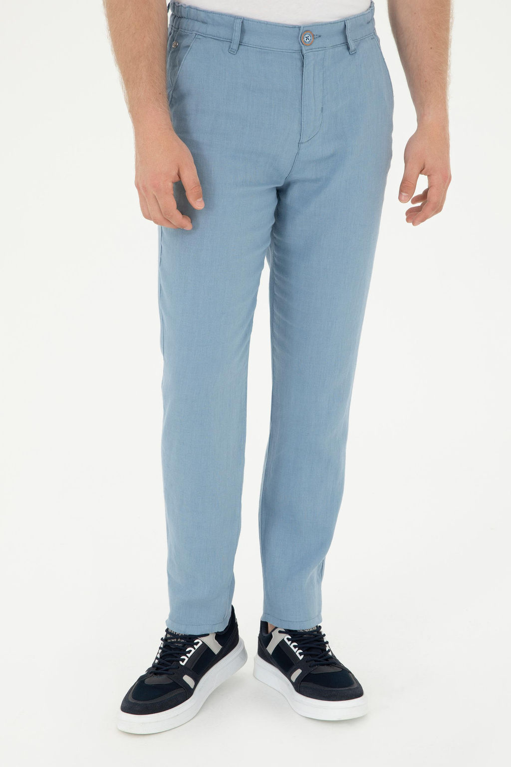 Мужские брюки из парусины цвета индиго - U.s. polo assn фото 2