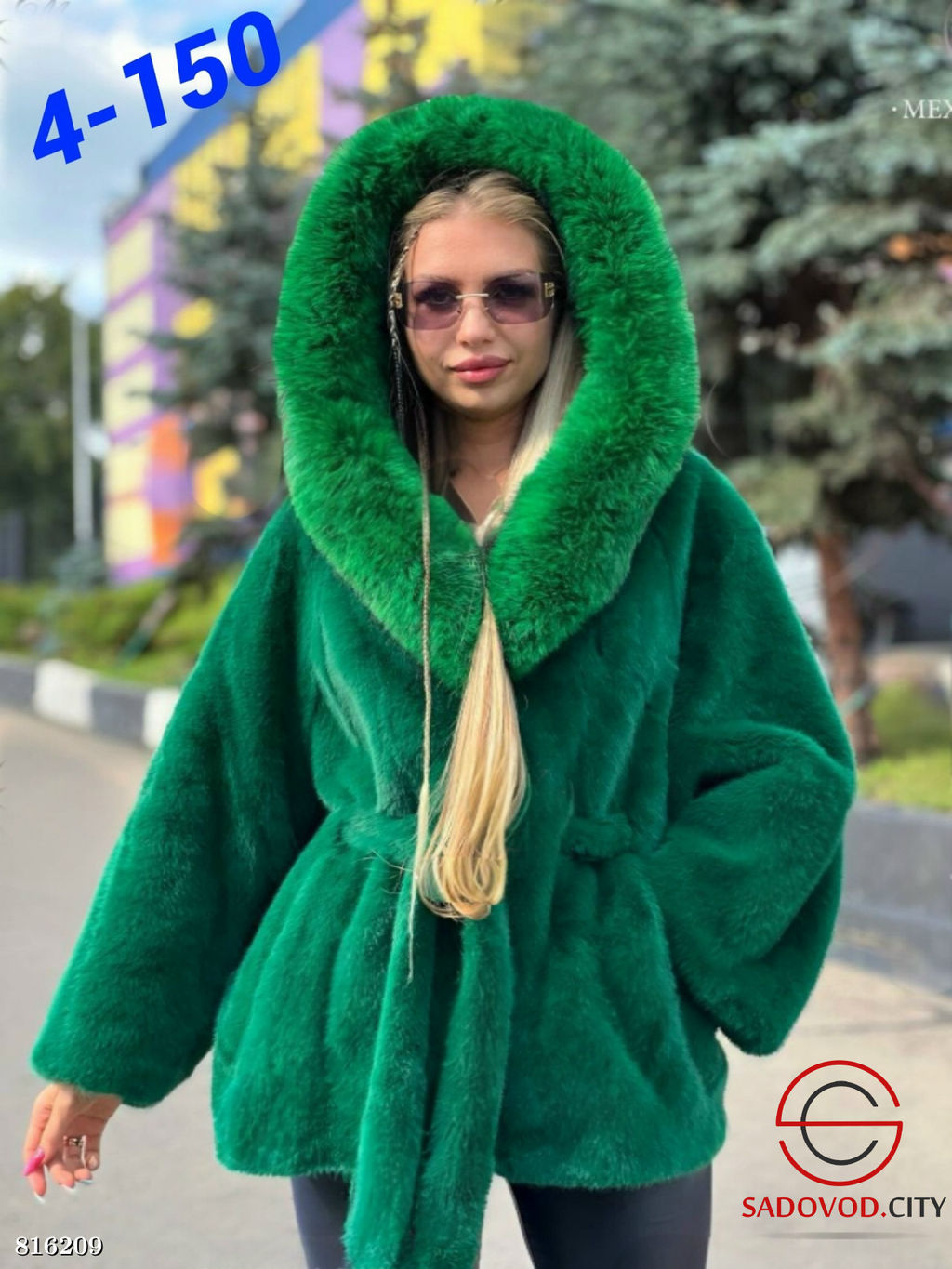 Шуба женская из искусственного меха