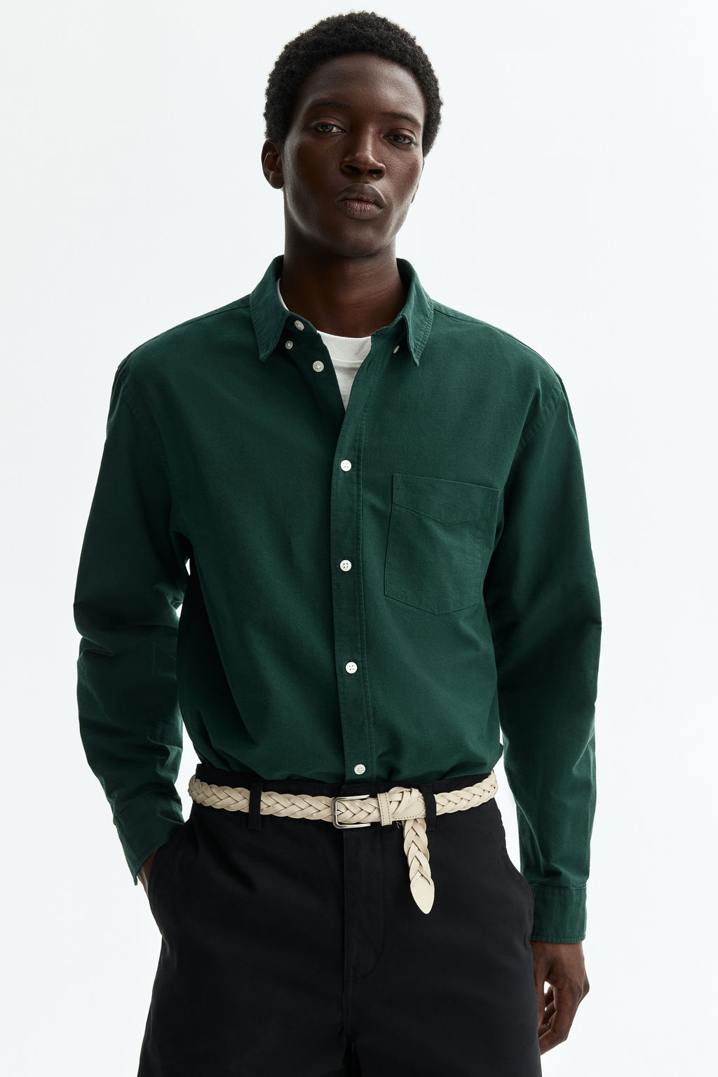 Camisa Oxford Regular Fit - H&m фото 10