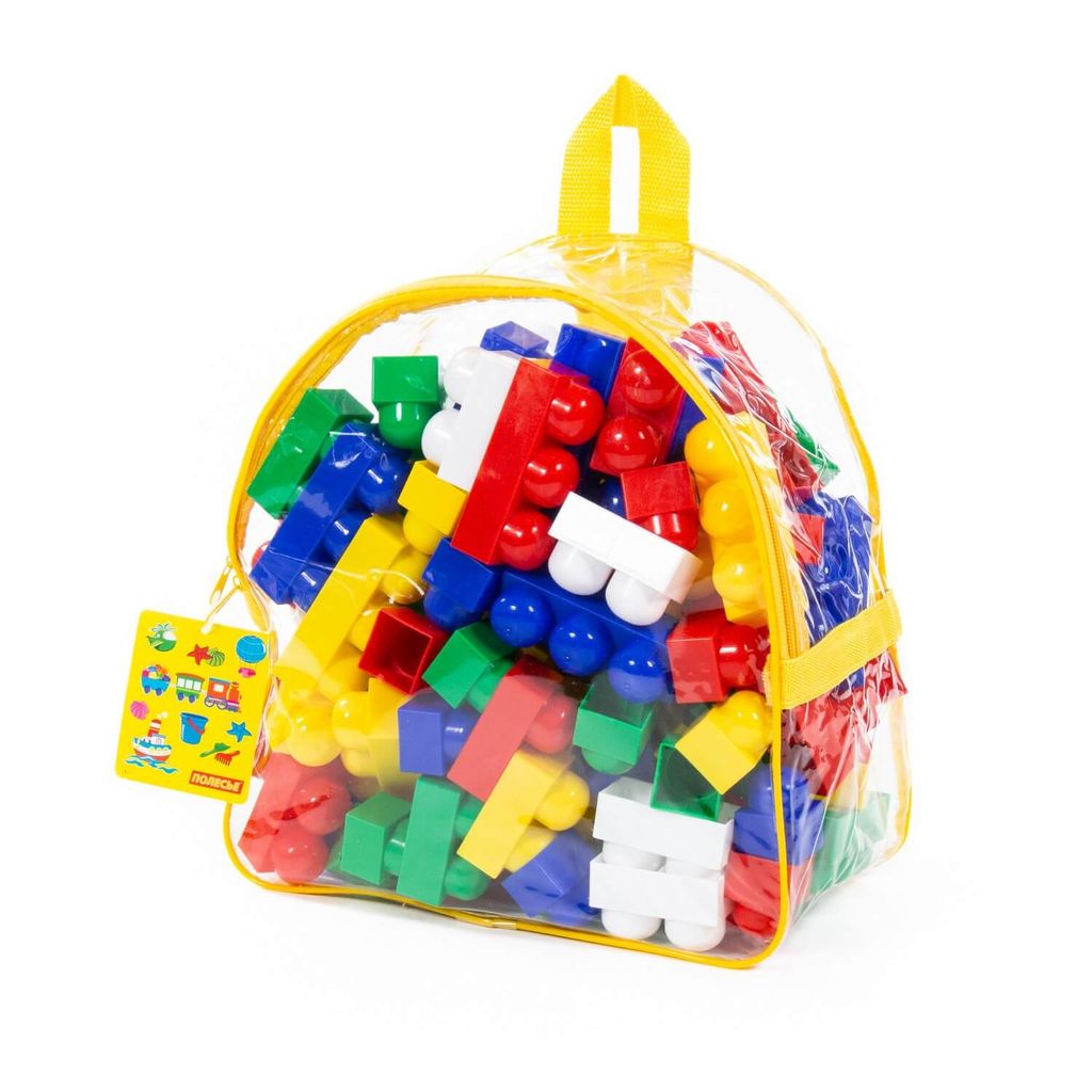 Конструктор Юниор (100 элементов) (в рюкзаке) - Полесье фото 7