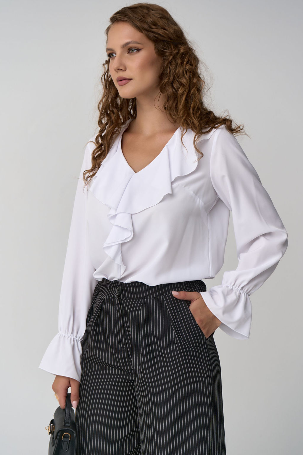 Блузка Мишель (белый) - Эльза фото 8