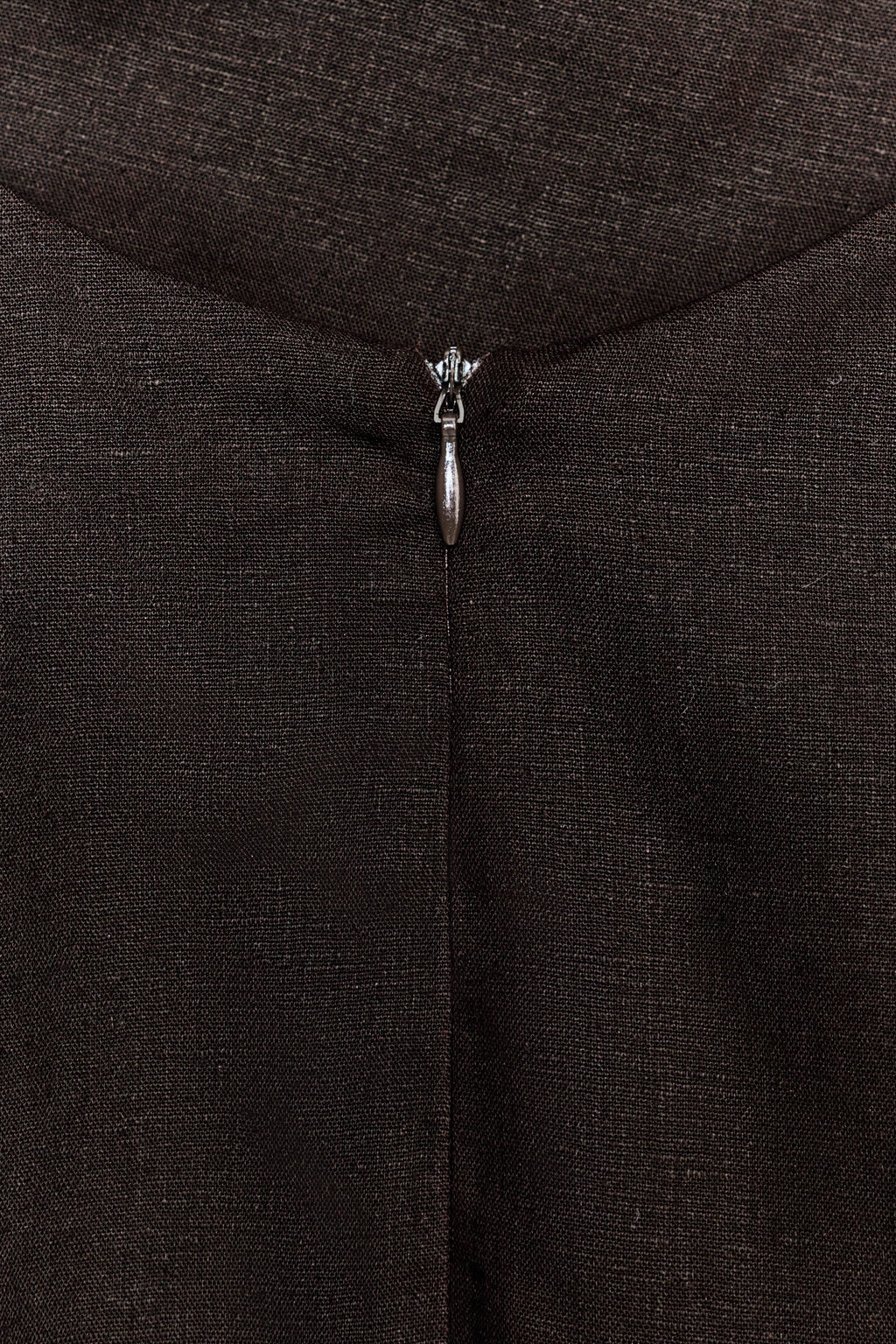 TOP HALTER CON LINO / Marr?n oscuro - Zara фото 9