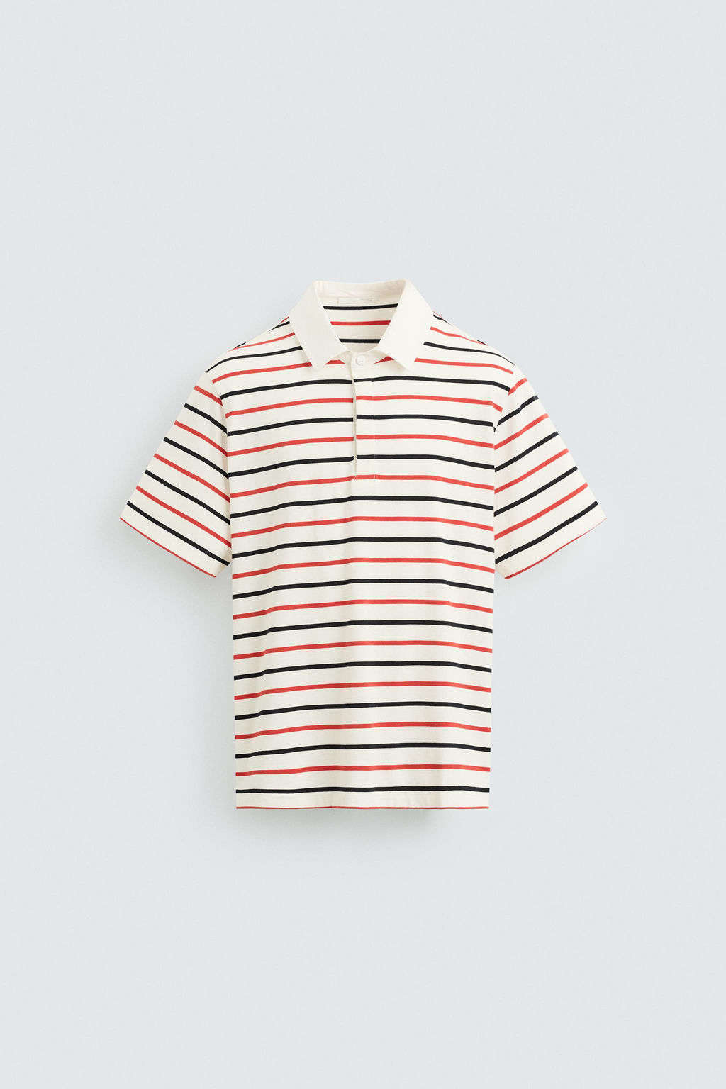STRIPED POLO SHIRT - Zara фото 6