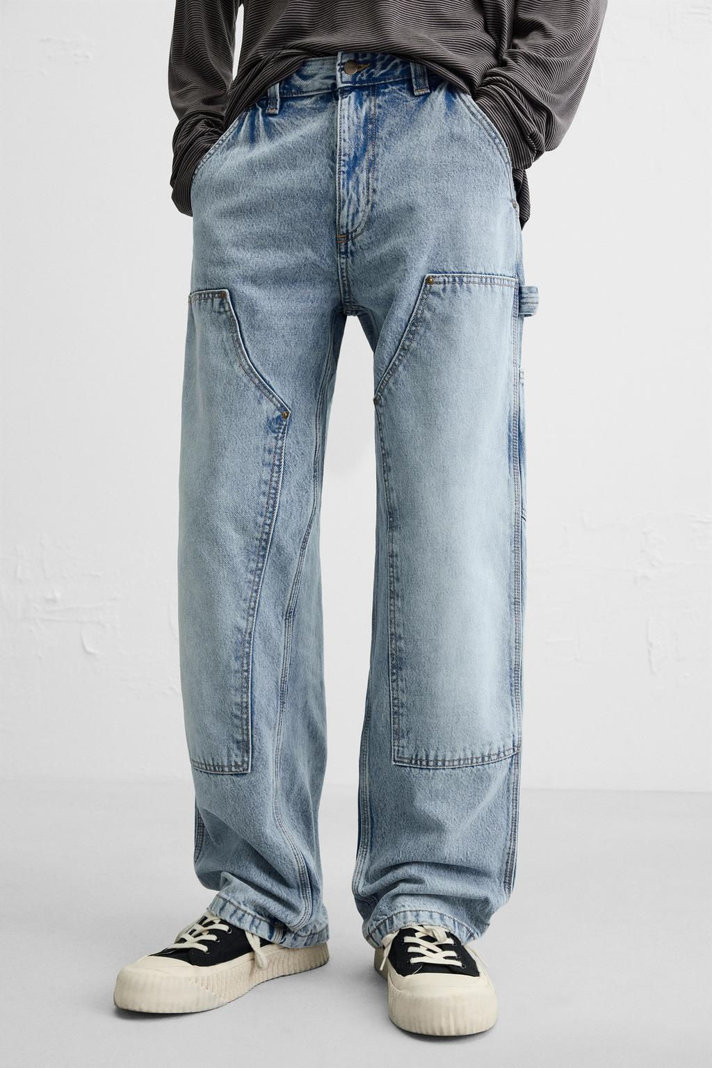 CARPENTER STRAIGHT-LEG JEANS - Zara фото 5