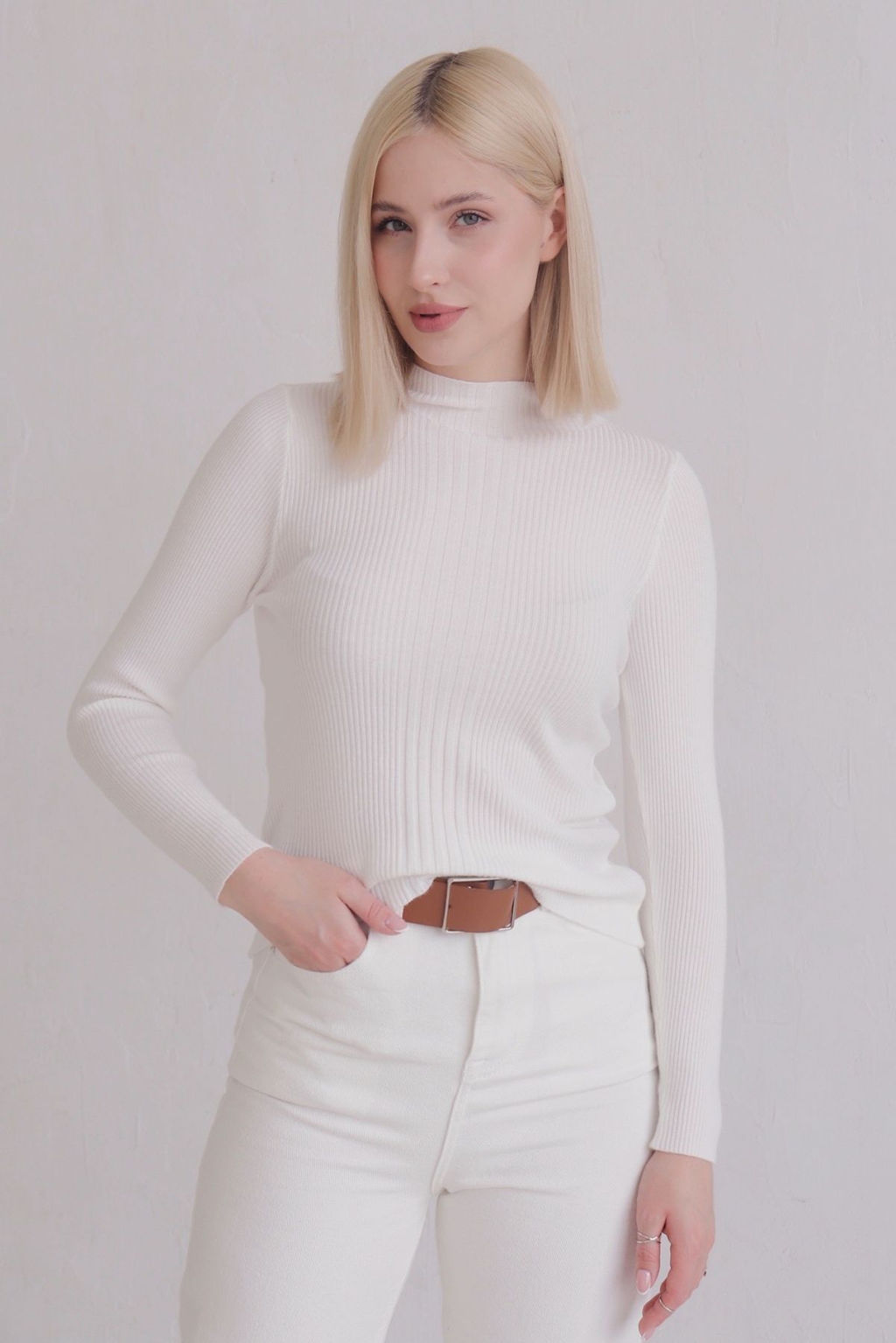 12218 Джинсы белые - Martichelli фото 5