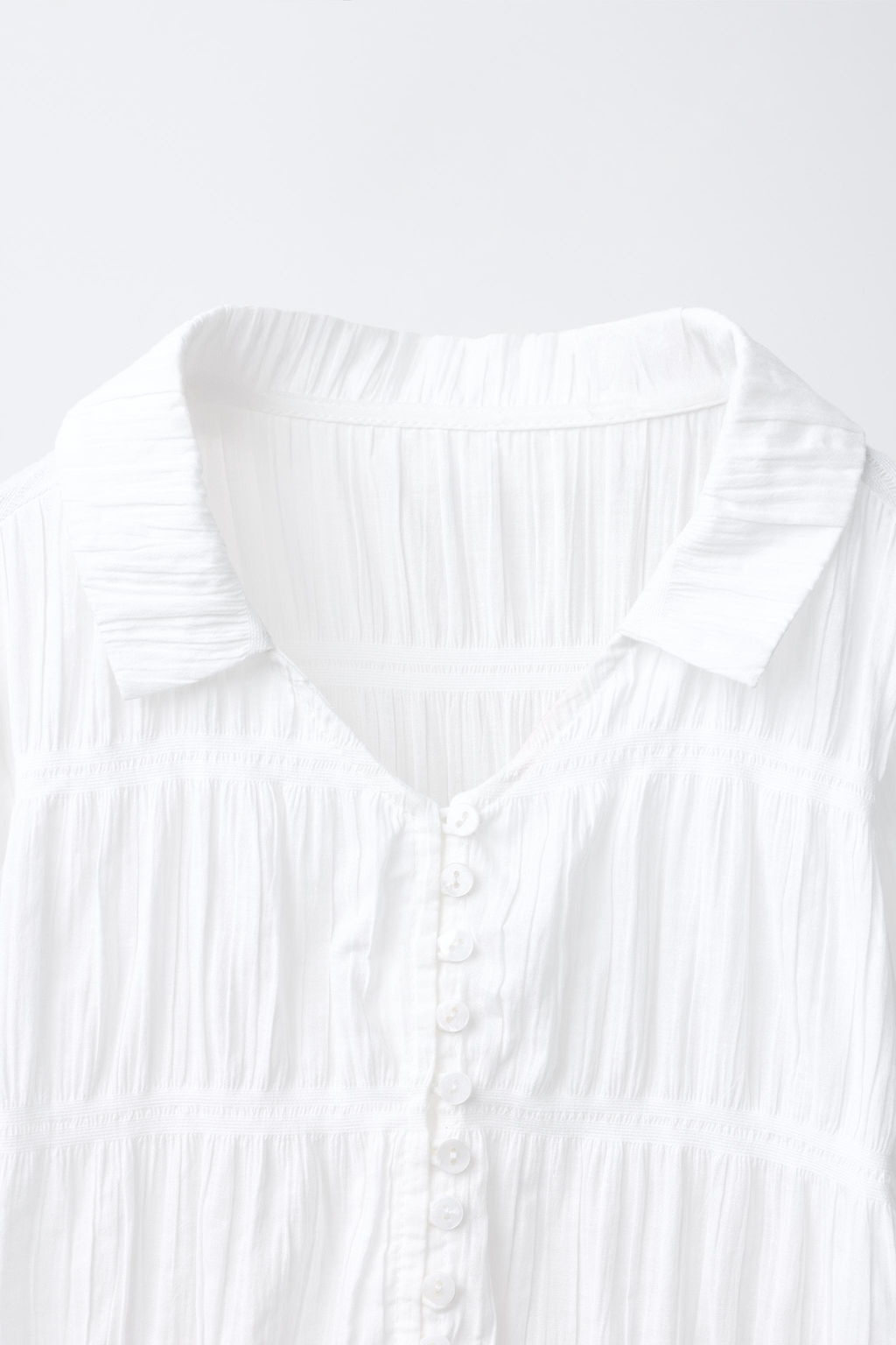 SHIRT WITH ELASTIC TRIMS - Zara фото 3