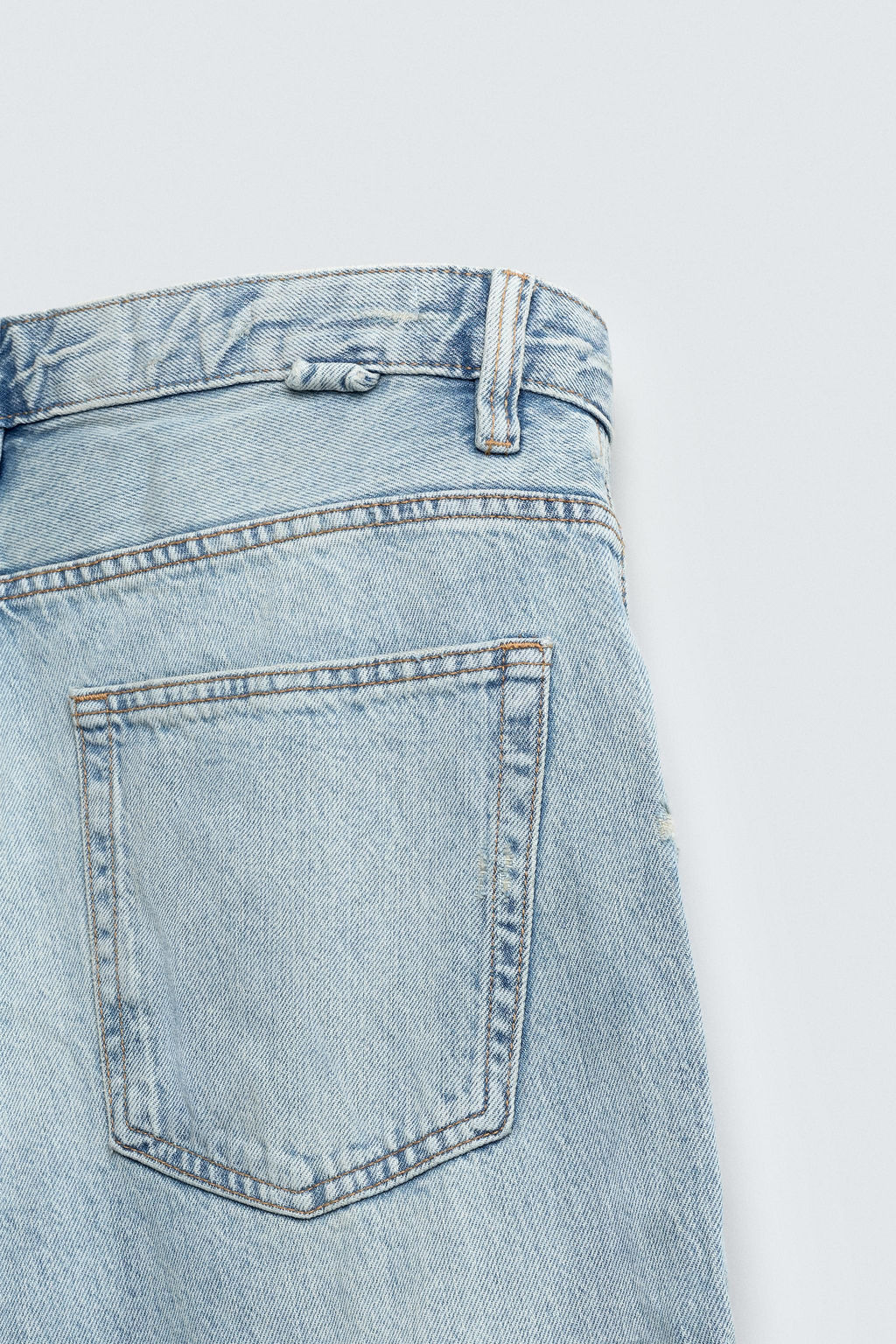 RIPPED BAGGY FIT JEANS - Zara фото 11