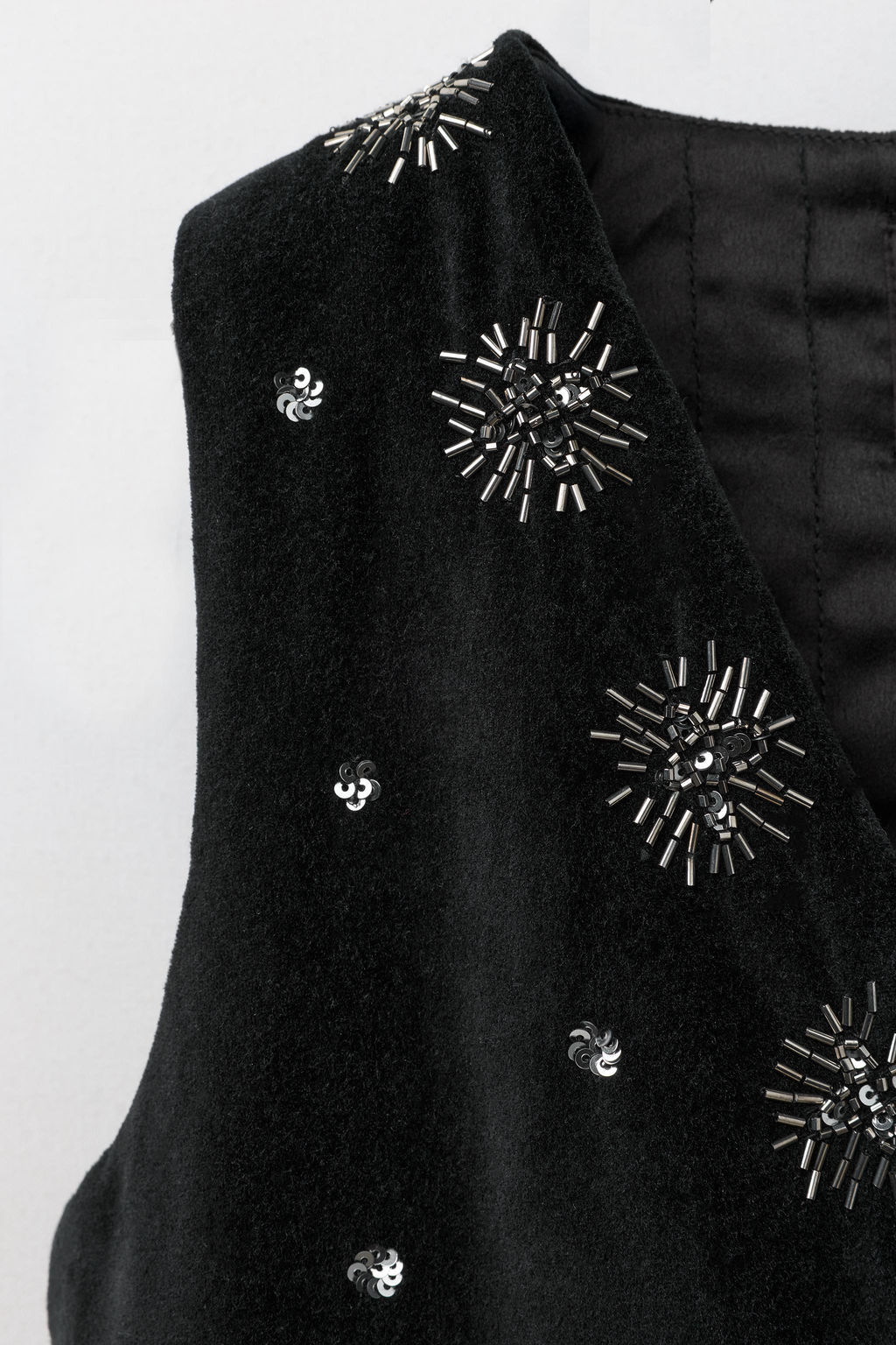 BEADED VELVET WAISTCOAT - Zara фото 3