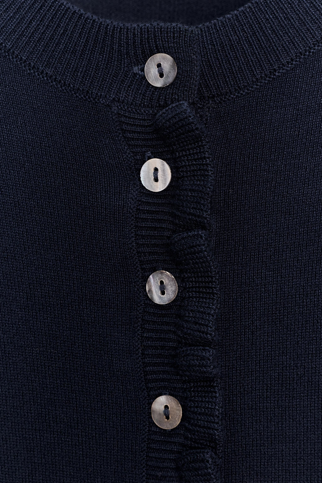 RUFFLE TRIM CARDIGAN - Zara фото 8